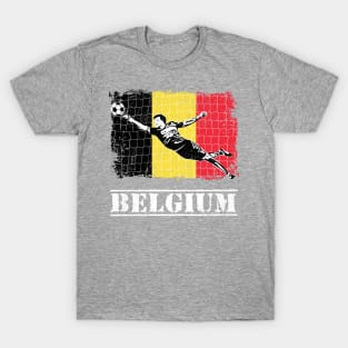 Belgium Soccer Supporter Goalkeeper Shirt T-Shirt